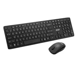 ماوس و کیبورد بی سیم ام اس آی مدل RF1430 BLACK