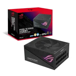 پاور ایسوس 1200 وات فول ماژولار مدل ROG STRIX 1200W Gold Aura Edition ASUS ROG STRIX 1200W Gold Aura Edition Full Modular Power Supply