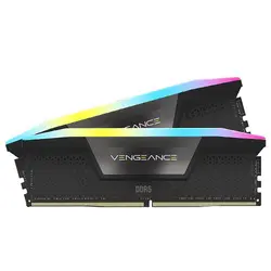 رم دسکتاپ کورسیر VENGEANCE RGB 96GB 48GBx2 5200MHz CL38 DDR5 Corsair VENGEANCE RGB 96GB 48GBx2 5200MHz CL38 DDR5 Memory