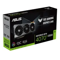 کارت گرافیک RTX 4070 Ti ASUS TUF Gaming SUPER OC 16GB Graphics Card: Asus RTX 4070 Ti Super Gaming 16GB