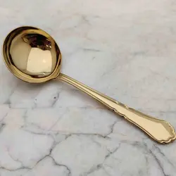 ملاقه سوپ مدل رويال pvd طلا مات پاشا