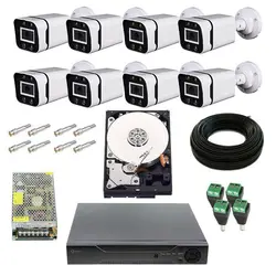 پکیج اقتصادی 8کانال روبیکس دوربین های بالت