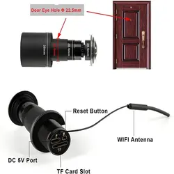 چشمی درب دیجیتال مدل DB-5000