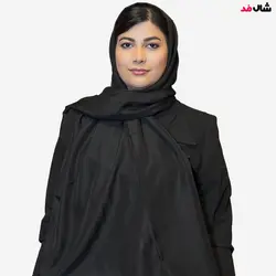 شال بامبو نخی ترک طرح چهارخانه (404730)