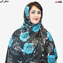 شال سوپرنخ دور دوخت طرح برگ آبرنگی