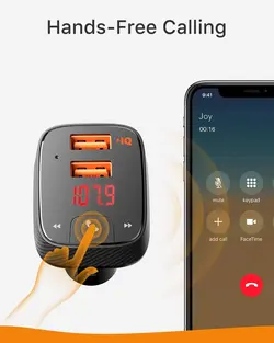 اف ام پلیر و شارژر فندکی بلوتوث دار انکر مدل Roav R5111 ا Roav R5111 Car Charger