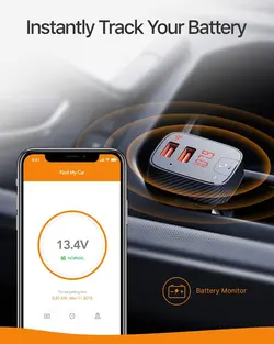 اف ام پلیر و شارژر فندکی بلوتوث دار انکر مدل Roav R5111 ا Roav R5111 Car Charger