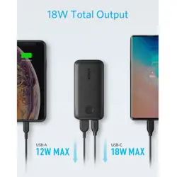 پاوربانک 10000 میلی آمپر انکر  - مدل Anker PowerCore Metro 10000 PD A1239