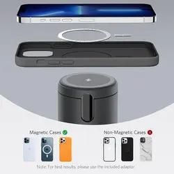 پایه نگهدارنده و شارژر وایرلس انکر مدل PowerWave MagGo B2568