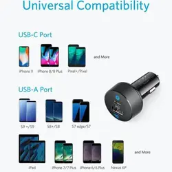 شارژر فندکی 33 وات انکر ANKER PowerDrive PD+ 2 A2721