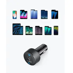 شارژر فندکی انکر PowerDrive PD+ II – مدل A2732