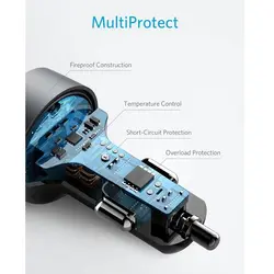 شارژر فندکی انکر PowerDrive PD+ II – مدل A2732
