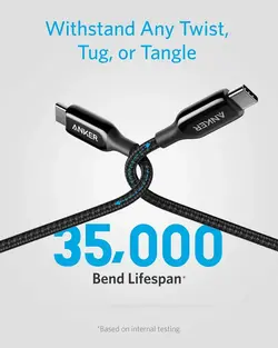 کابل USB-C به USB-C انکر Anker PowerLine + III A8863
