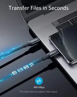 کابل USB-C به USB-C انکر Anker PowerLine + III A8863