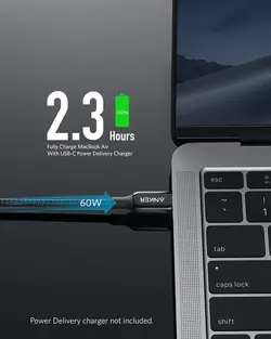 کابل USB-C به USB-C انکر Anker PowerLine + III A8863