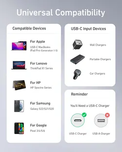 کابل شارژ 1.8 متر انکر Anker Powerline III Type-C To Type-C A8856