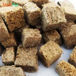 غذای ماهی کرم فشرده tubifex worms بسته 5 حبه ای