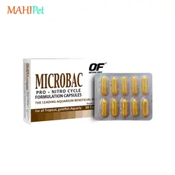 کپسول باکتری ساز ماهیان آب شیرین اوشن فری Microbac (10 عددی)
