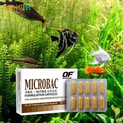 کپسول باکتری ساز ماهیان آب شیرین اوشن فری Microbac (10 عددی)