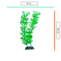 گیاه مصنوعی آکواریوم کد 210 مدل برگ سوزنی سبز