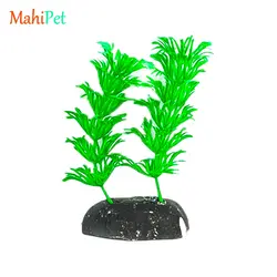 گیاه مصنوعی آکواریوم کد 120 مدل برگ شویدی سبز