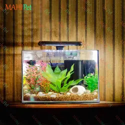 آکواریوم شیشه خم ماهیران L-42 (42*27.5 ارتفاع 32.5) بدون درب