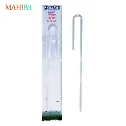 رابط شیشه ای یو شکل CO2 و شلنگ هوا گرینر 30 سانتی متر