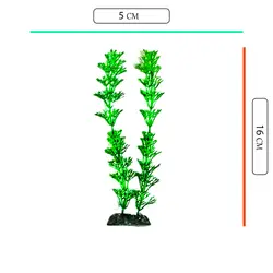 گیاه مصنوعی آکواریوم کد 210 مدل برگ شویدی سبز