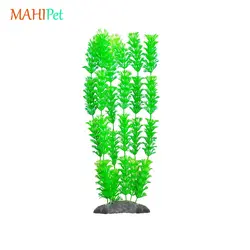 گیاه مصنوعی آکواریوم سبز کد 1012 ارتفاع 41 سانتی متر