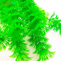 گیاه مصنوعی آکواریوم سبز کد 1012 ارتفاع 41 سانتی متر