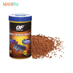 غذای گرانول سوپر سیچلاید پلت اوشن فری Super Cichlid Pellet وزن 60 گرم