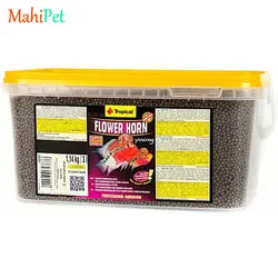 خرید غذای گرانول مخصوص ماهی فلاور هورن تروپیکال tropical flower horn وزن 100 گرم - ماهی پت| فروشگاه اینترنتی آکواریوم و ماهی