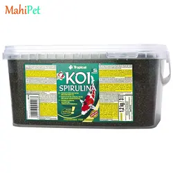 خرید غذای گرانول ماهی کوی تروپیکال tropical koi spirulina pellet وزن 100 گرم - ماهی پت| فروشگاه اینترنتی آکواریوم و ماهی