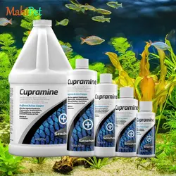 داروی ضد انواع انگل خارجی ماهی سیچم seachem Cupramine سایز 250 میلی لیتر