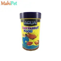 غذای ماهی آکوا مدل RED PARROT حجم 500 میلی لیتر
