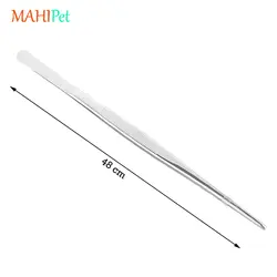 پنس و انبر سرصاف گیاه آکواریوم هوپار سایز 48 سانتی متر