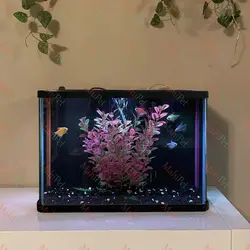 آکواریوم شیشه جلو خم قابدار ماهیران طول 52 سانتی متر