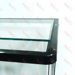 آکواریوم شیشه جلو خم قابدار ماهیران طول 52 سانتی متر