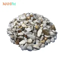 شن آکواریوم توف صیقلی سفید سایز ریز بسته 5 کیلوگرمی