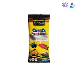 غذای ماهی سیچلاید اوشن سایز 1 وزن 100 گرم