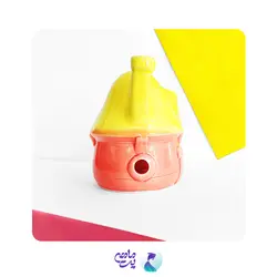 دکور سرامیکی آکواریوم طرح خانه اسمورف بزرگ کد K54