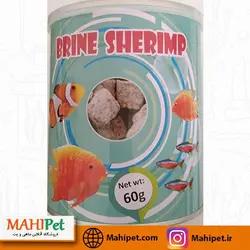 غذای ماهی آرتمیا فشرده brine shrimp (وزن 60g)