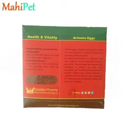 غذای ماهی گلدن فونیکس مدل ARTEMIA EGGS وزن 20گرم