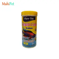 غذای ماهی سیچلاید آکوا وان Cichilid colors m وزن 150 گرم