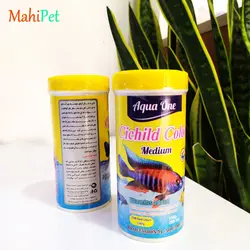 غذای ماهی سیچلاید آکوا وان Cichilid colors m وزن 150 گرم