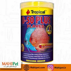 غذای پولکی تروپیکال دیسکس D-50 پلاس فلیک (1000ml)