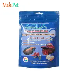 خرید غذا ماهی آکوا TROPICAL FISH وزن 100 گرم - ماهی پت| فروشگاه اینترنتی آکواریوم و ماهی