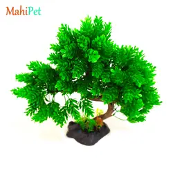 درختچه مصنوعی آکواریوم مدل بنسای (سبز) کد 1423 سایز 27×26 سانتی متر