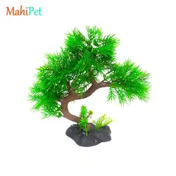 درختچه مصنوعی آکواریوم مدل بنسای (سبز) کد 1403 سایز 24×22.5 سانتی متر