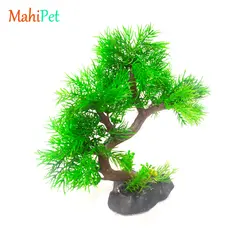 درختچه مصنوعی آکواریوم مدل بنسای (سبز) کد 1403 سایز 24×22.5 سانتی متر